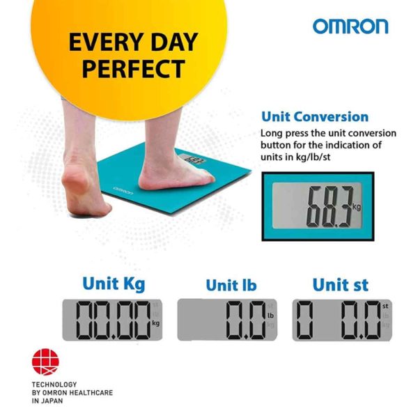  OMRON HN289 Scale - Ocean Blue : Health & Household