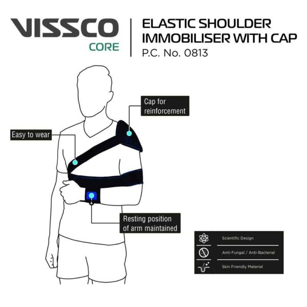 Buy Vissco Shoulder Support Immobilizer Brace Belt For Shoulder