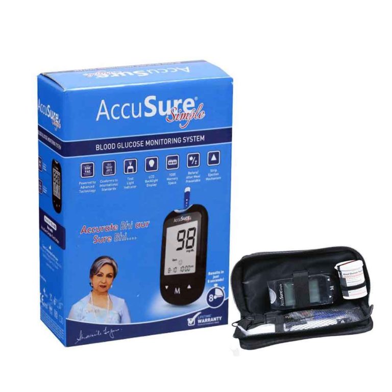 Buy Accusure Simple Th Generation Blood Glucose Monitoring System With Test Strips Multi