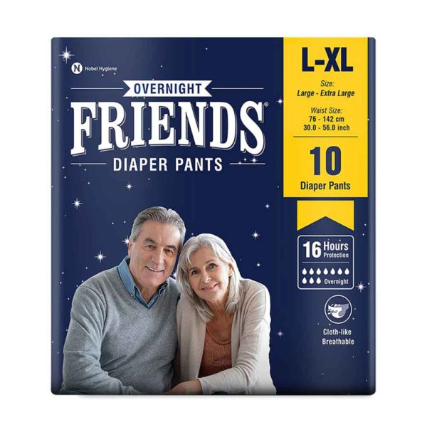 Friends Adult Overnight Diaper Pants Large size